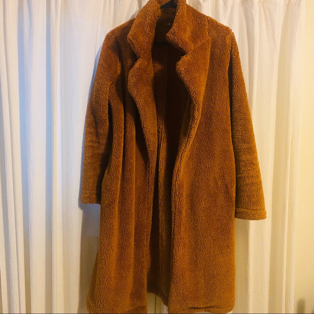 Camel Teddy Coat
